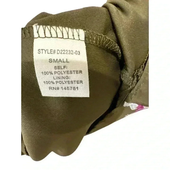 - Altar'd State Women's Longhorn Skull Boho Green Shift Dress, Size S, Pre… - Picture 6 of 6